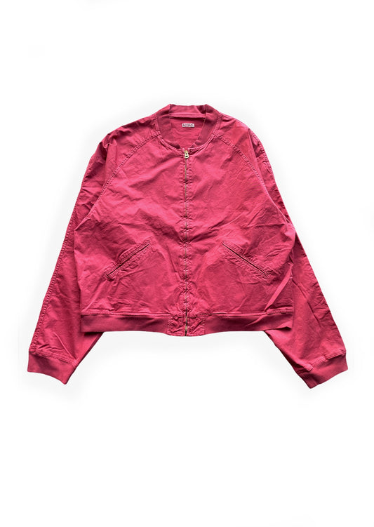 Red Bomber Light Jacket