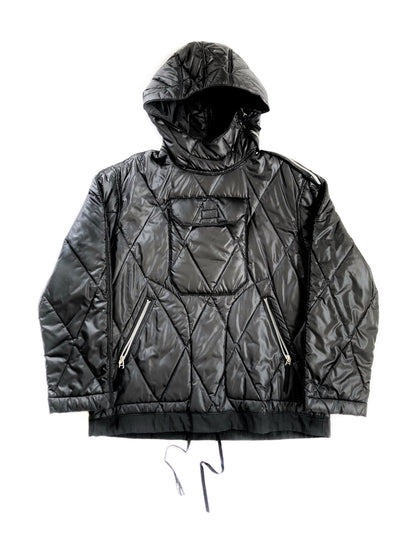 Zip Shoulder Quilted Anorak