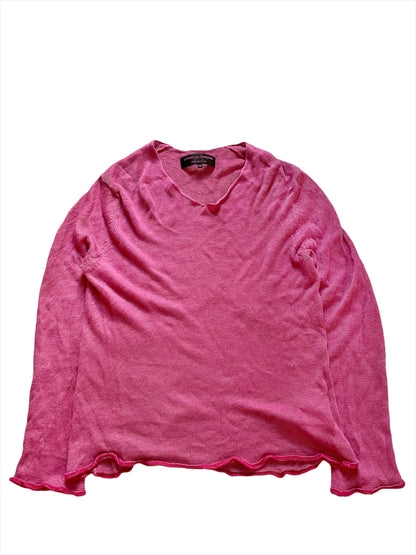 05 Homme Plus Pink Linen Knit