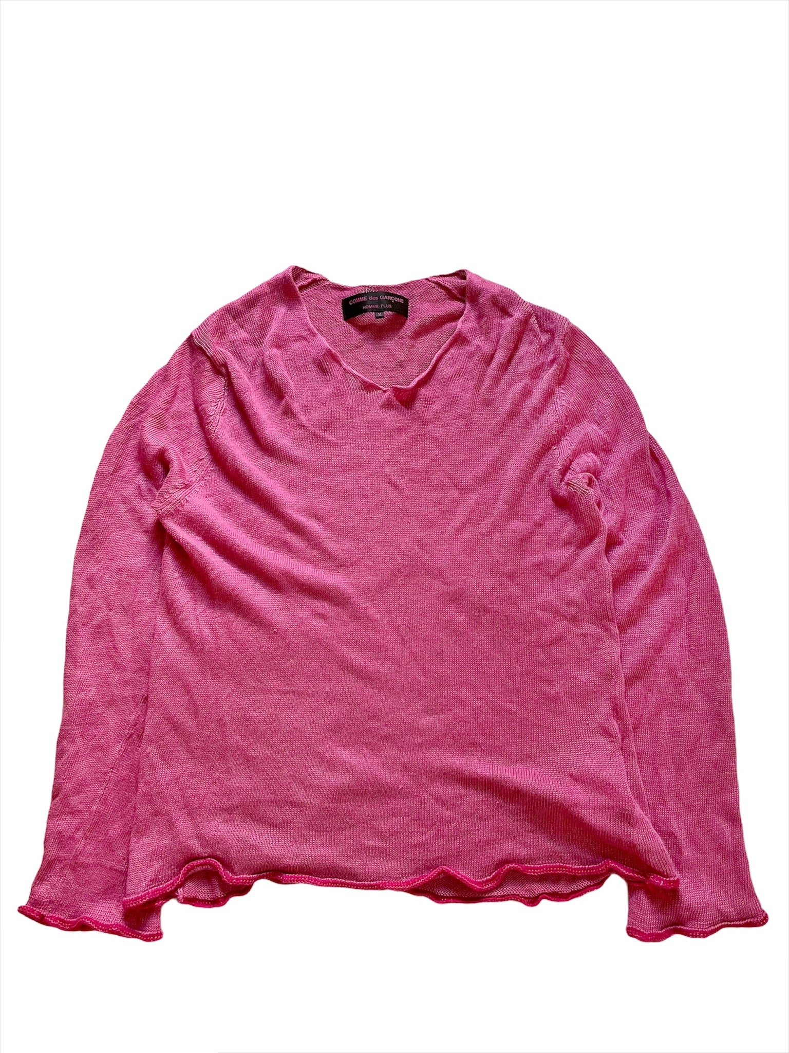 05 Homme Plus Pink Linen Knit