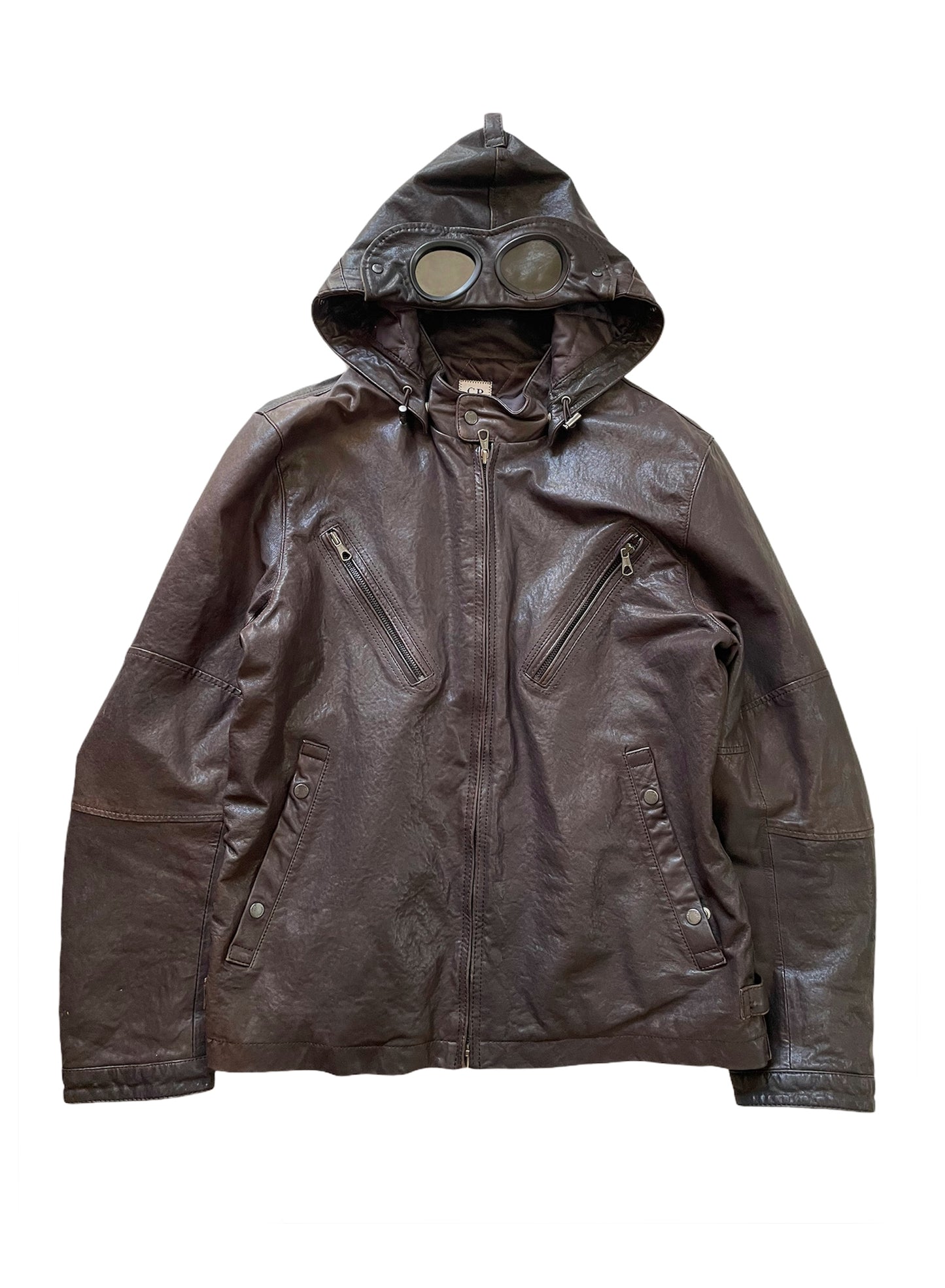 Leather Goggle Jacket