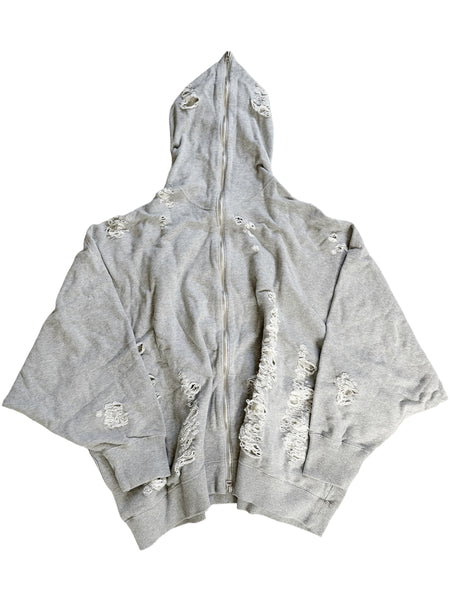 Oversized Wing Distresses Hoodie