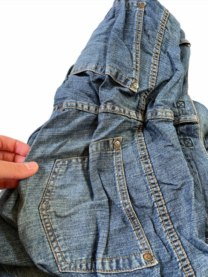 Wrinkled Stack Effect Denim