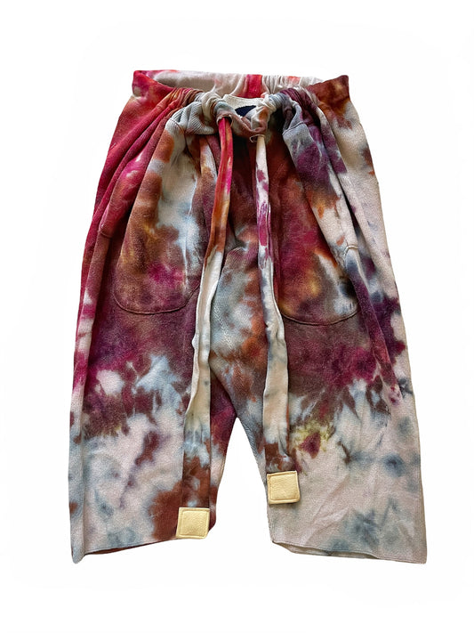 One Size Cashmere Tiedye Shorts