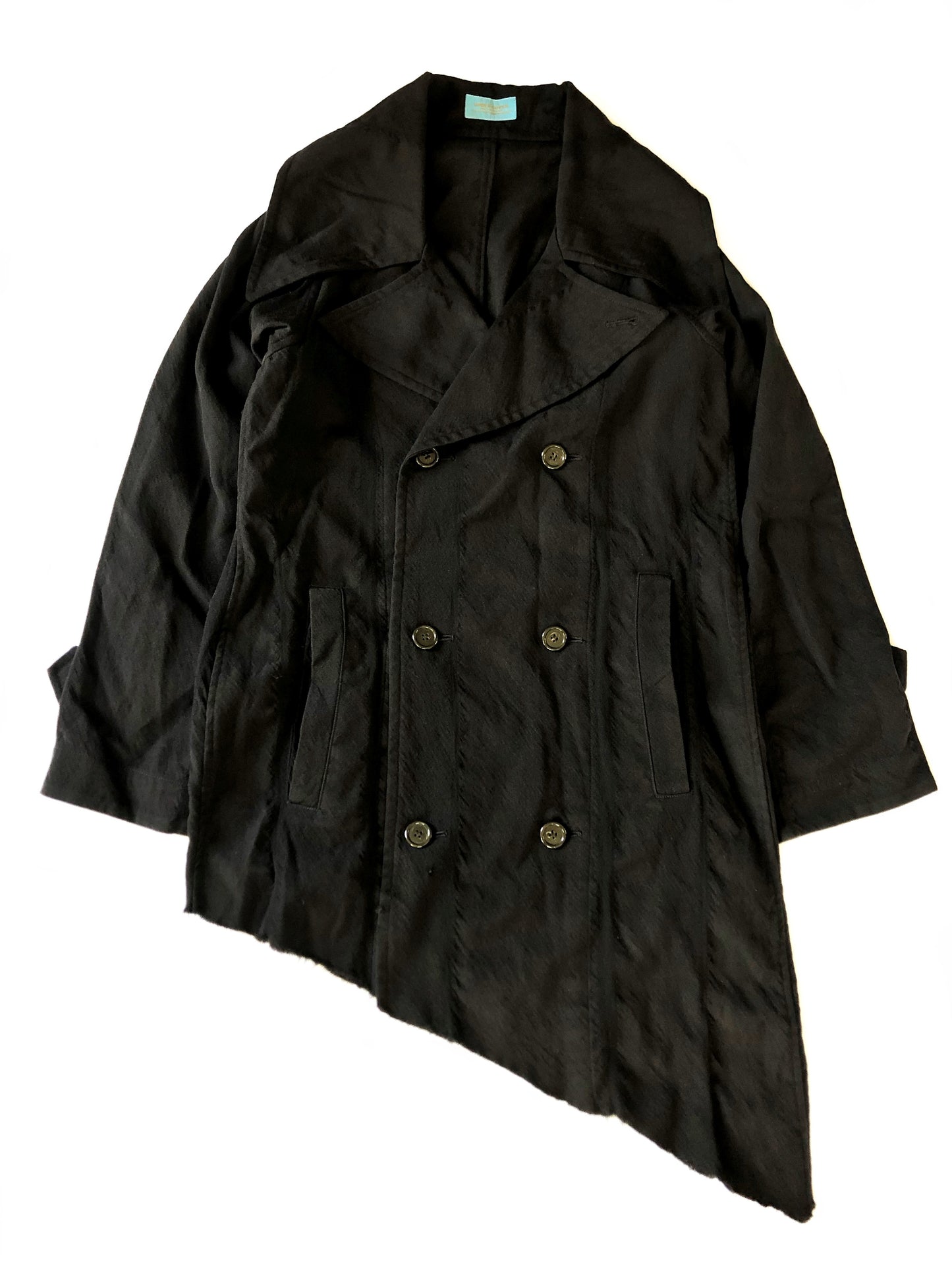 97 Undercover “Leaf” Asymmetric Wool Coat