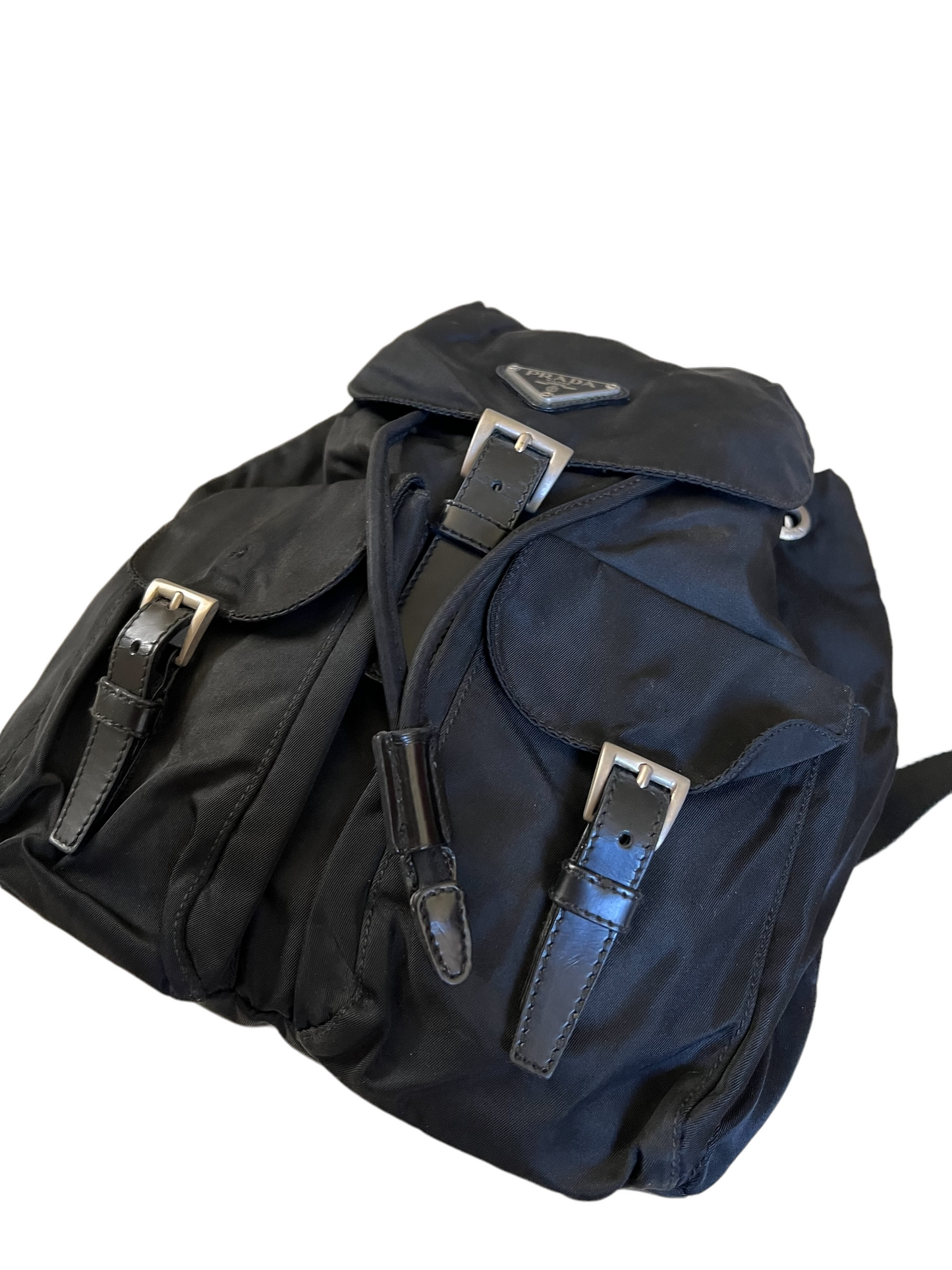 Nylon Black Backpack