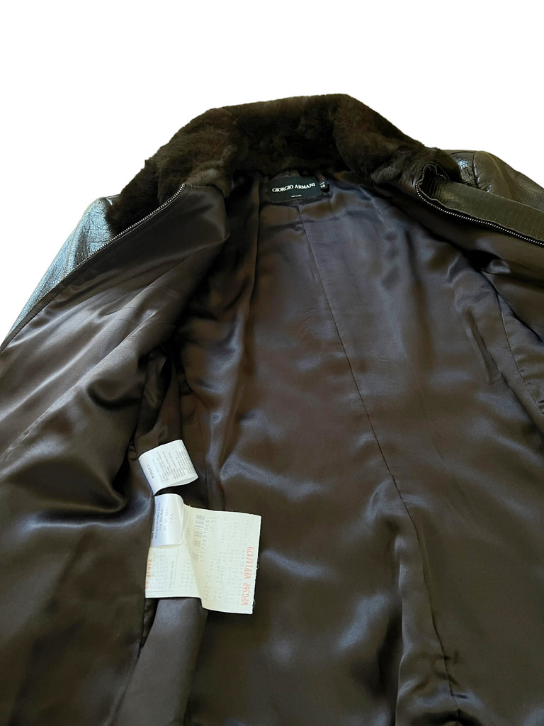 2000's Rabbit Fur Leather Jacket – Archive Reloaded