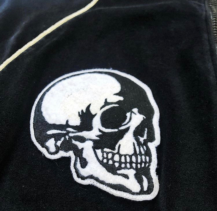 Number (N)ine SS04 Velour Double Skull Track Jacket LC : r