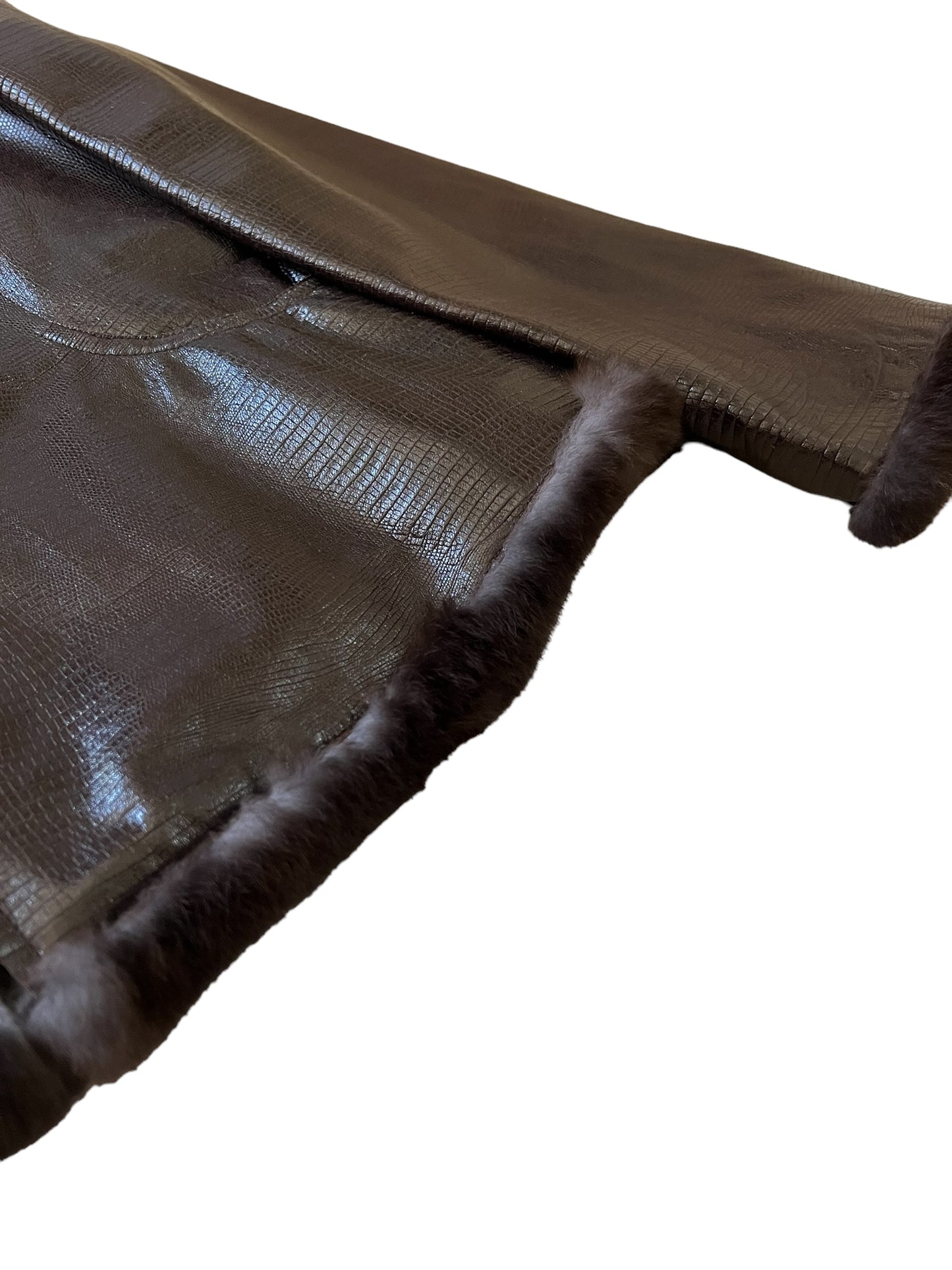 2000’s Rabbit Fur Leather Jacket