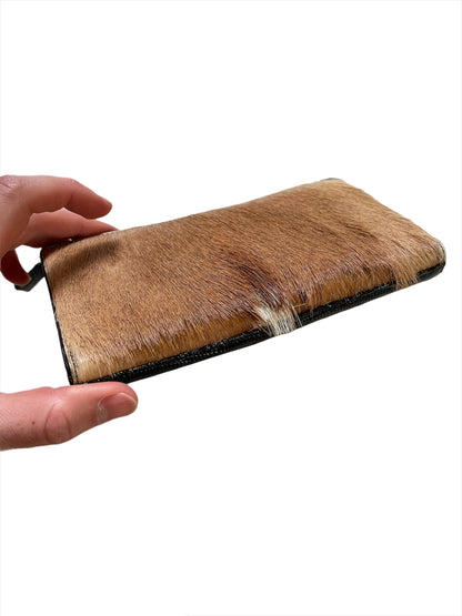 Calf Hair Long Wallet