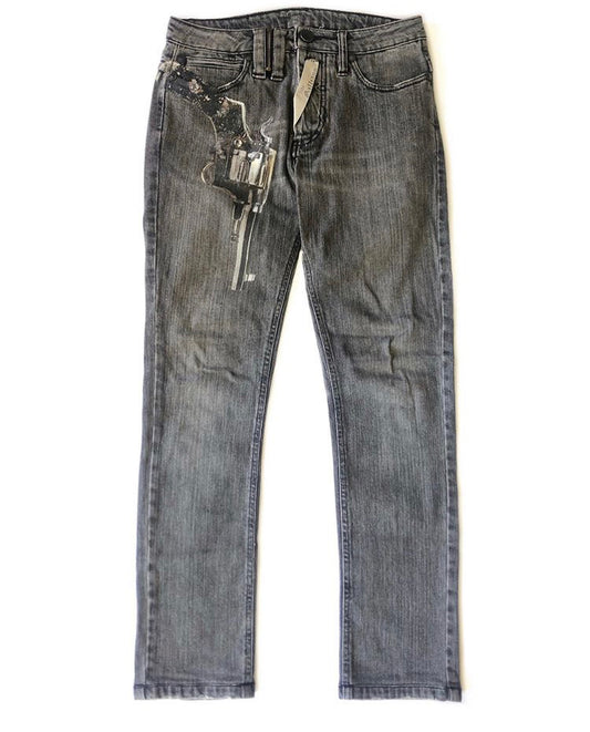 John Galliano Runway Pistol Denim