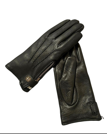 “Open Wound” Leather Gloves