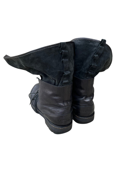 Leather Flap Boot