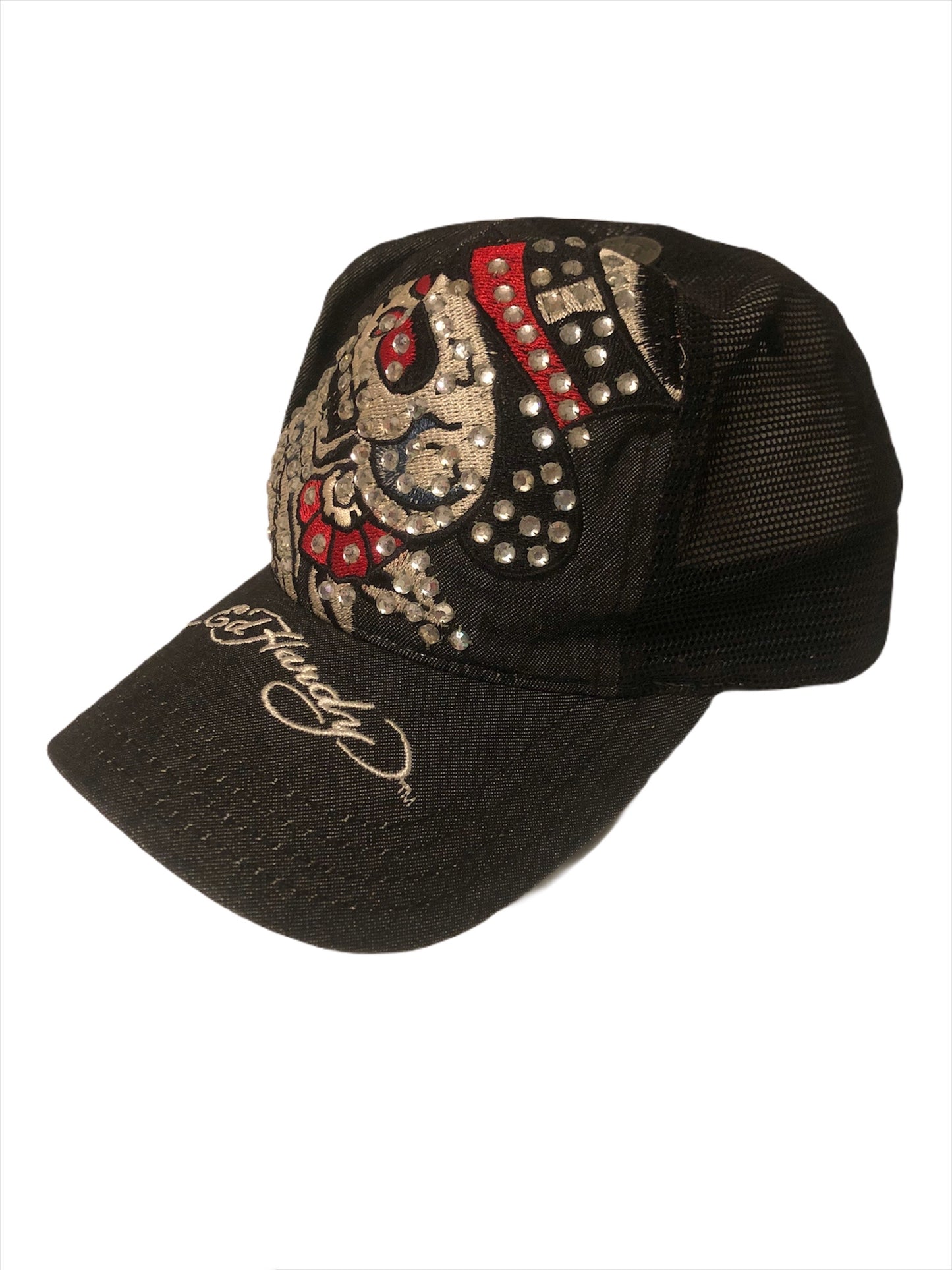 Embellished Skull Trucker