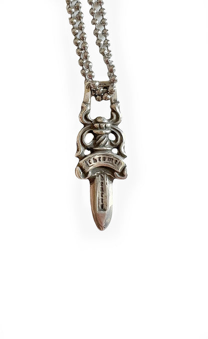 Silver Dagger Pendant