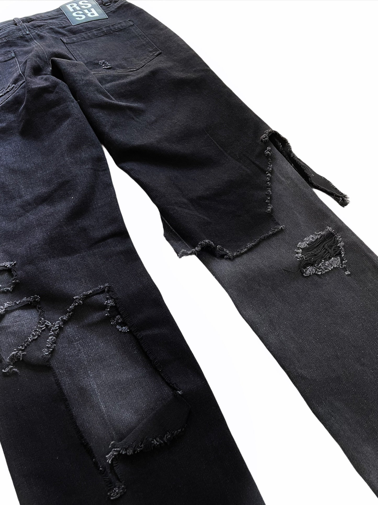 AW19/20 Destroyed Black Denim