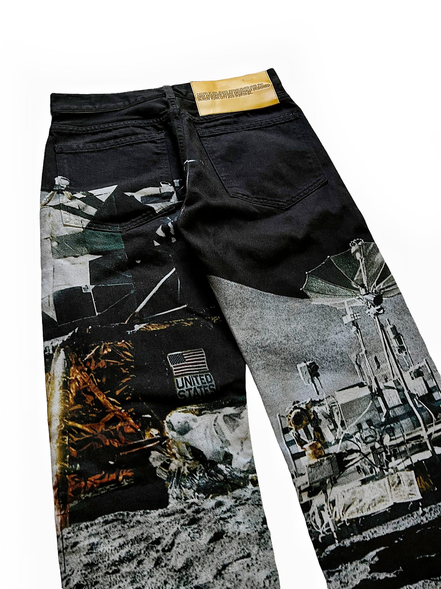 Astronaut Moonlanding Denim