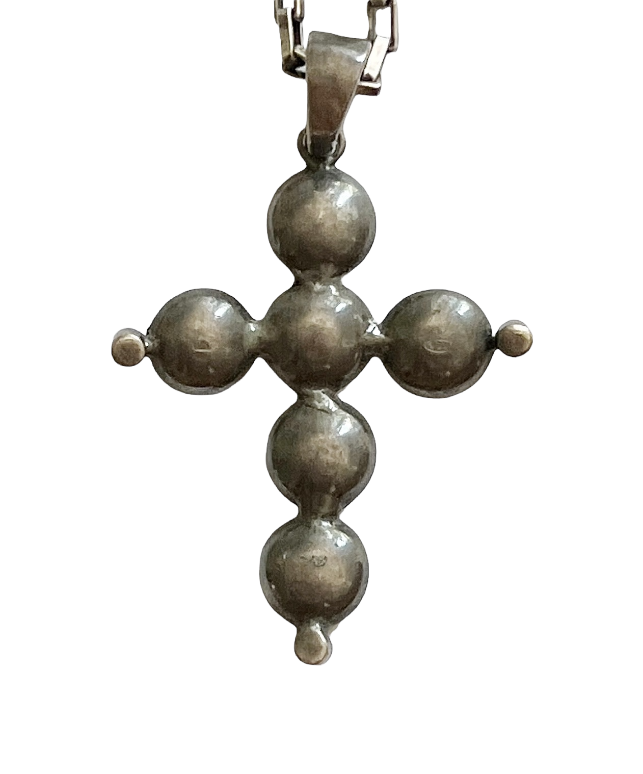 Silver Screw-cifix (Cross Necklace)