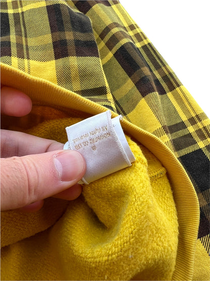 Full Zip Yellow Plaid