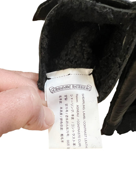 Shearling Fingerless Glove