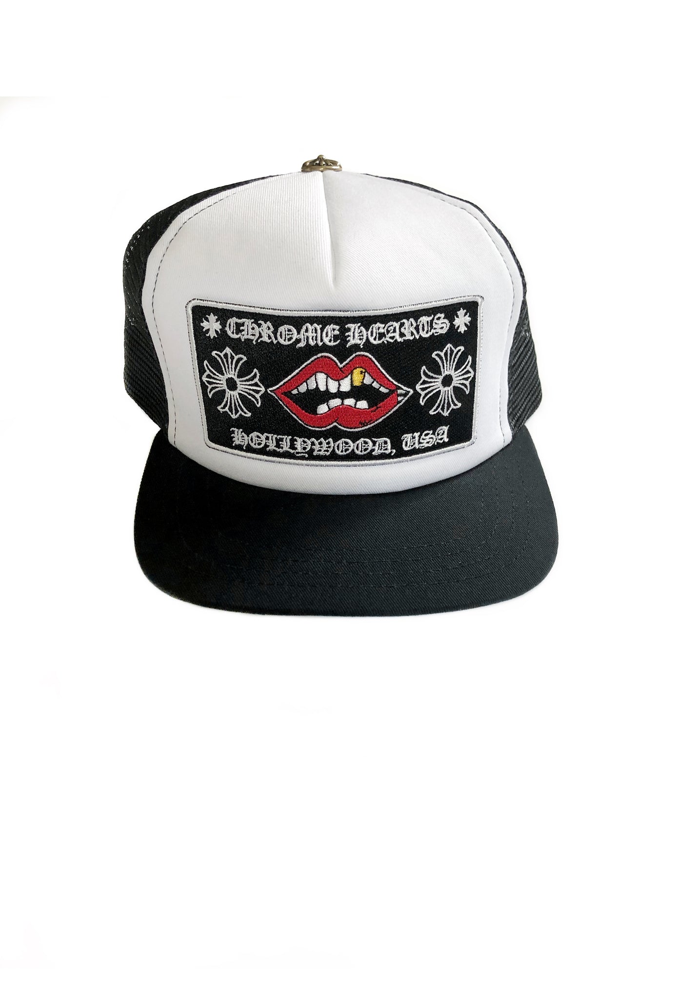 Chrome Hearts Horseshoe Denim Baseball Hat Black - US