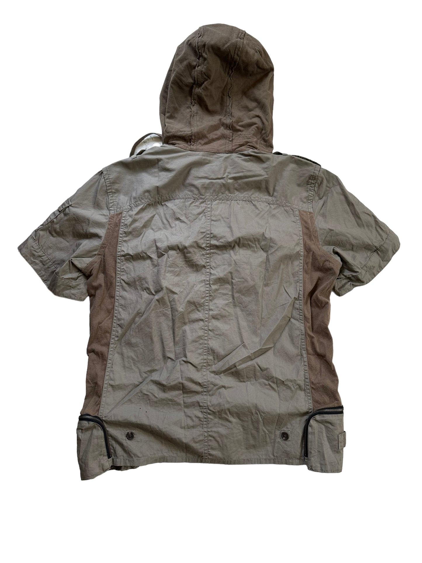 Layering Cargo Shirt Hoodie