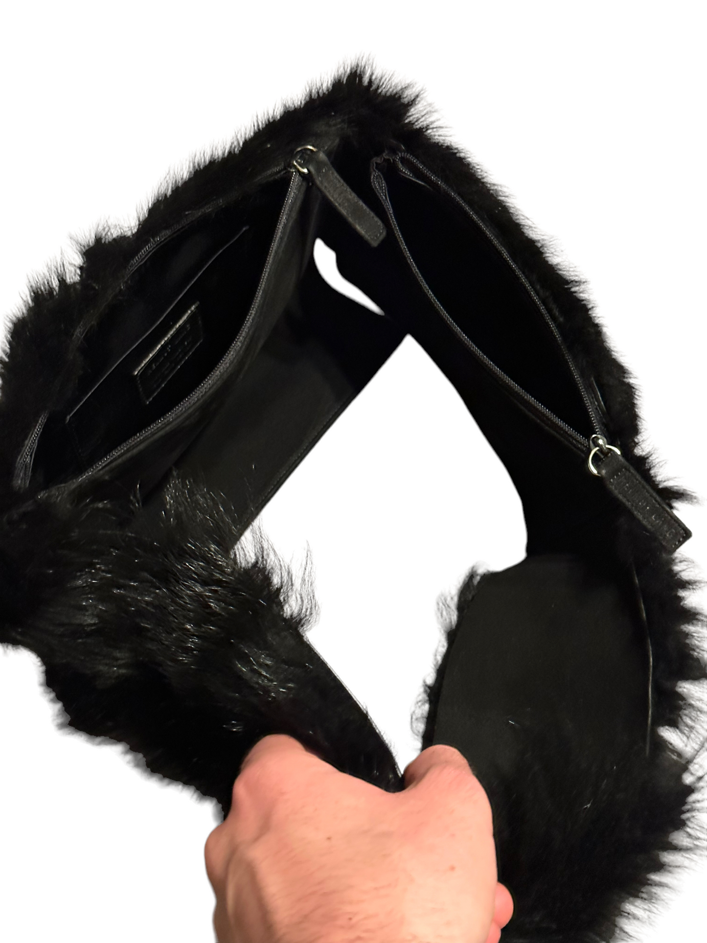 1999 Shearling Fur Waist Bag