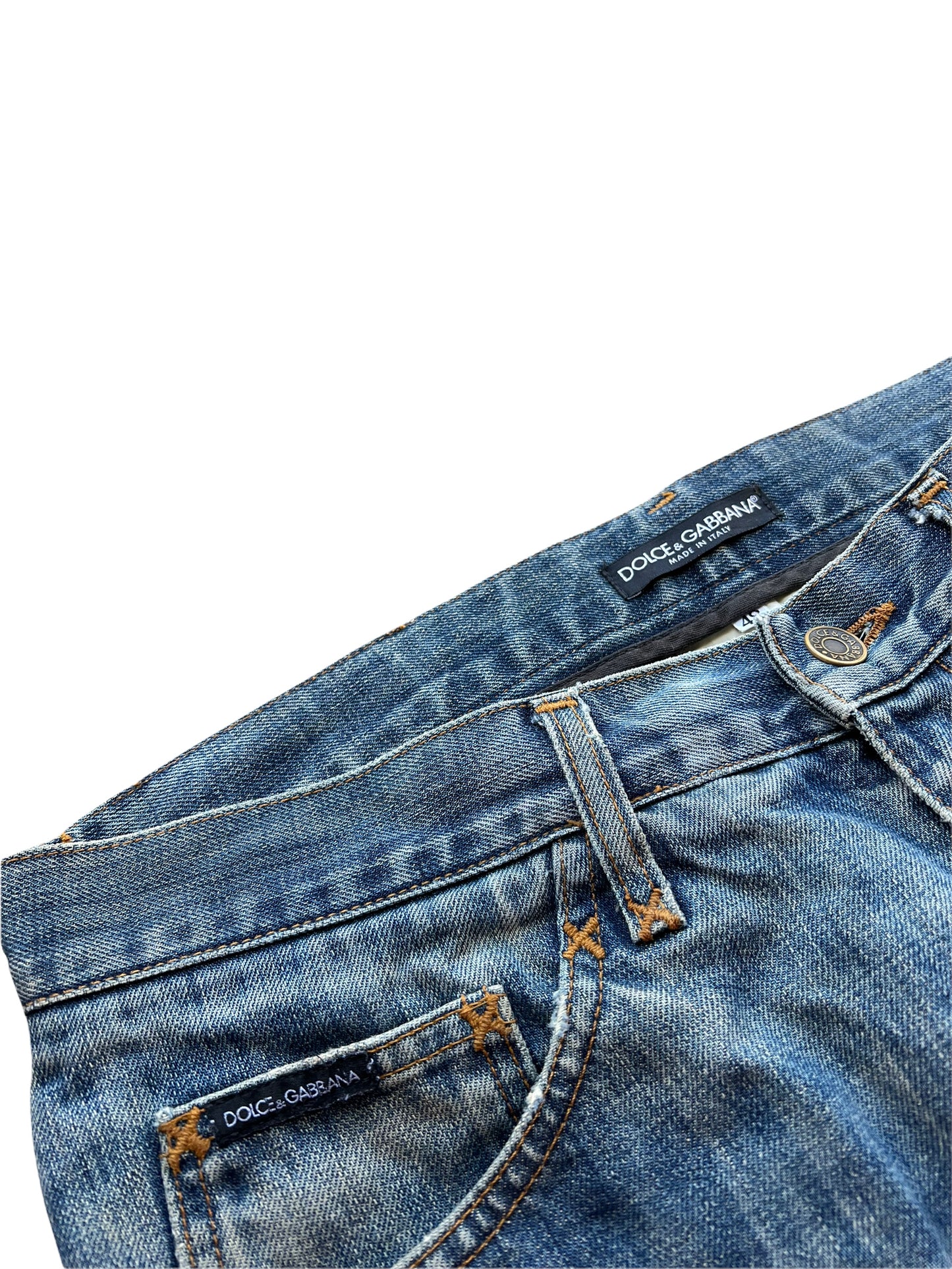 Destroyed Hem Denim