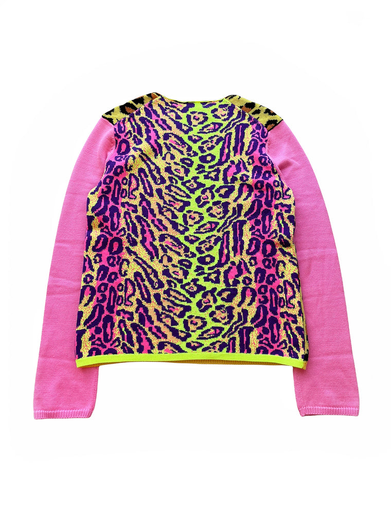 SS18 Leopard Neon Sweater – Archive Reloaded