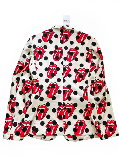 2005 Rolling Stones Dot Print Blazer