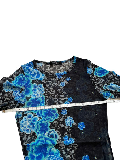 Skulls Nylon Tattoo Mesh Tee