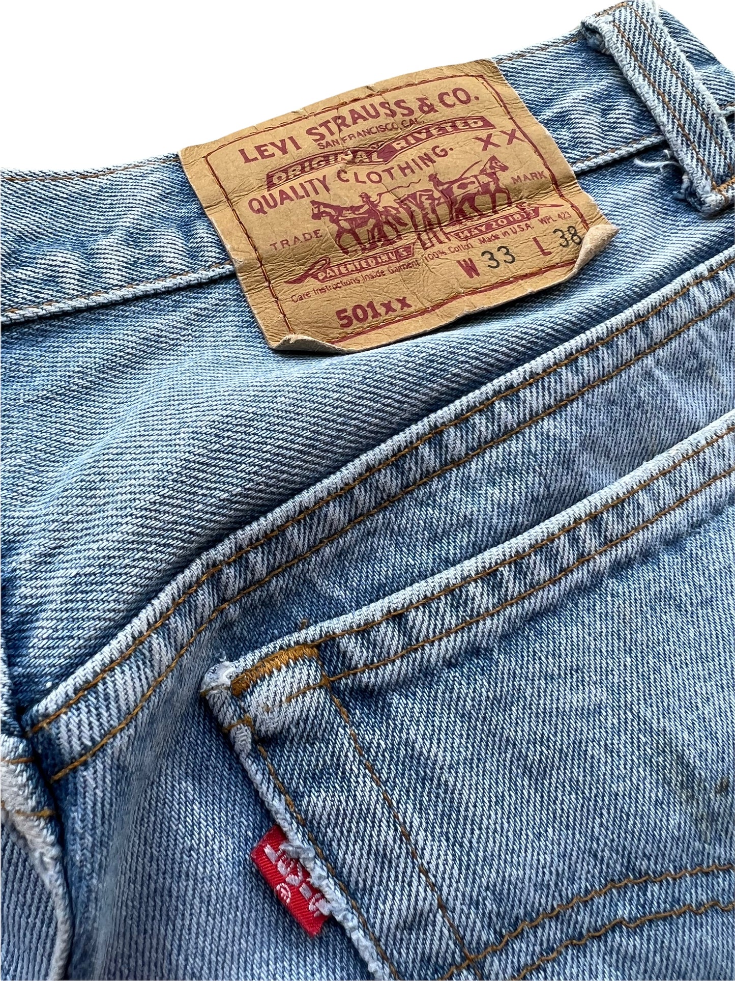 1980’s 30W Vintage Distressed Denim