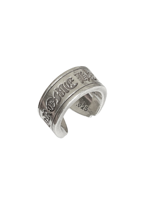 Large Scroll Silver Ring