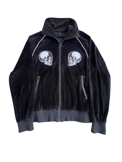 SS04 Velvet Skull Track Jacket