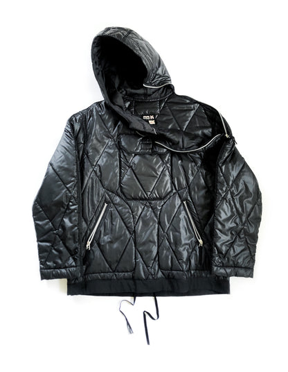 Zip Shoulder Quilted Anorak