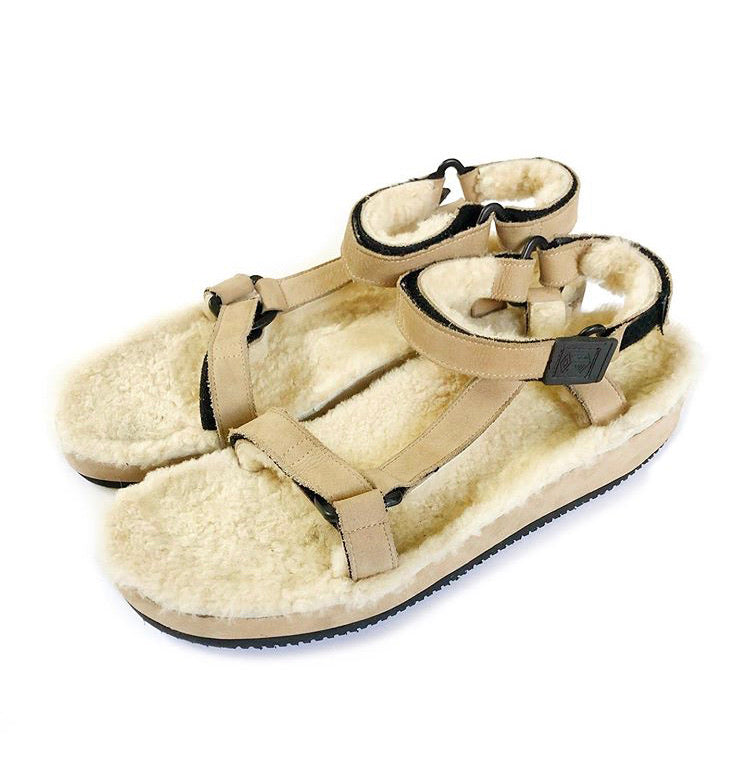 Archive General Research Teddy Bear Fur Sandal