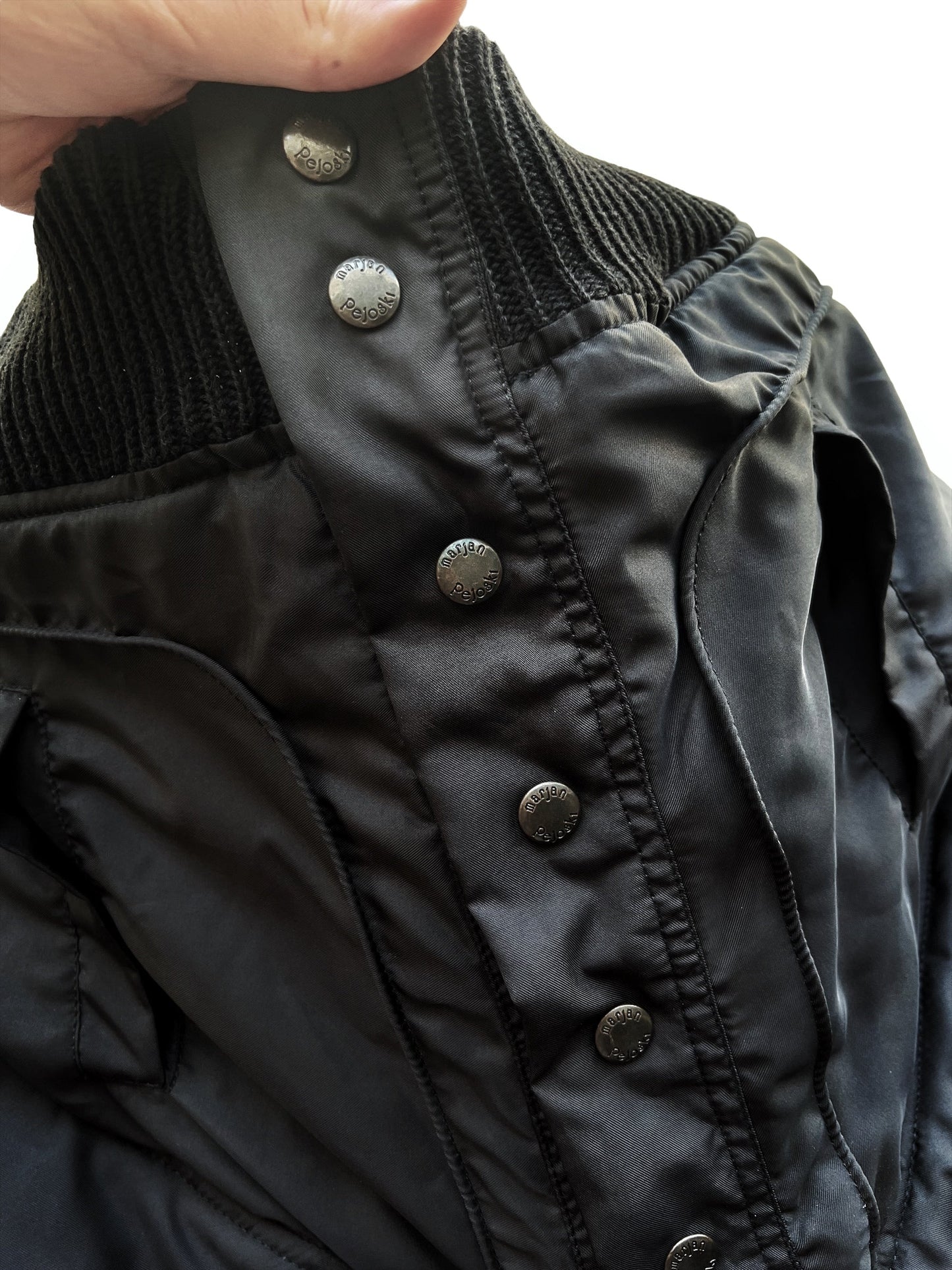 Layered Bomber Coat