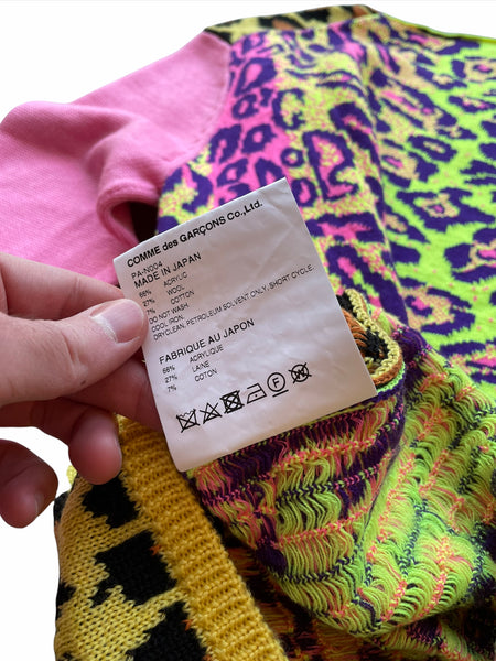 SS18 Leopard Neon Sweater