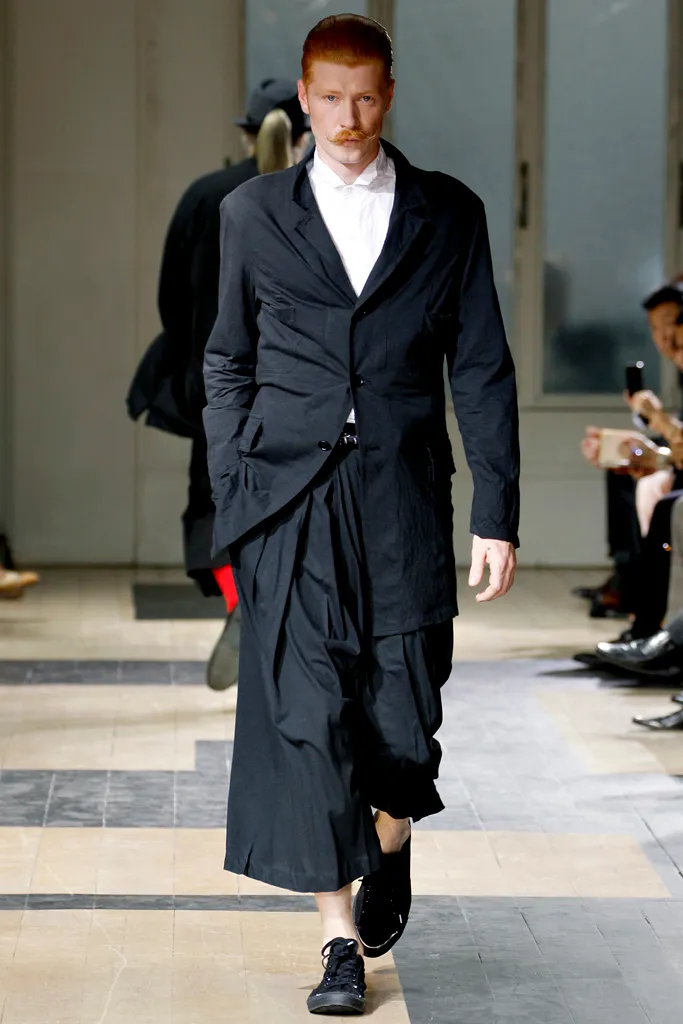 SS12 Hakama Wide Pleat Trousers