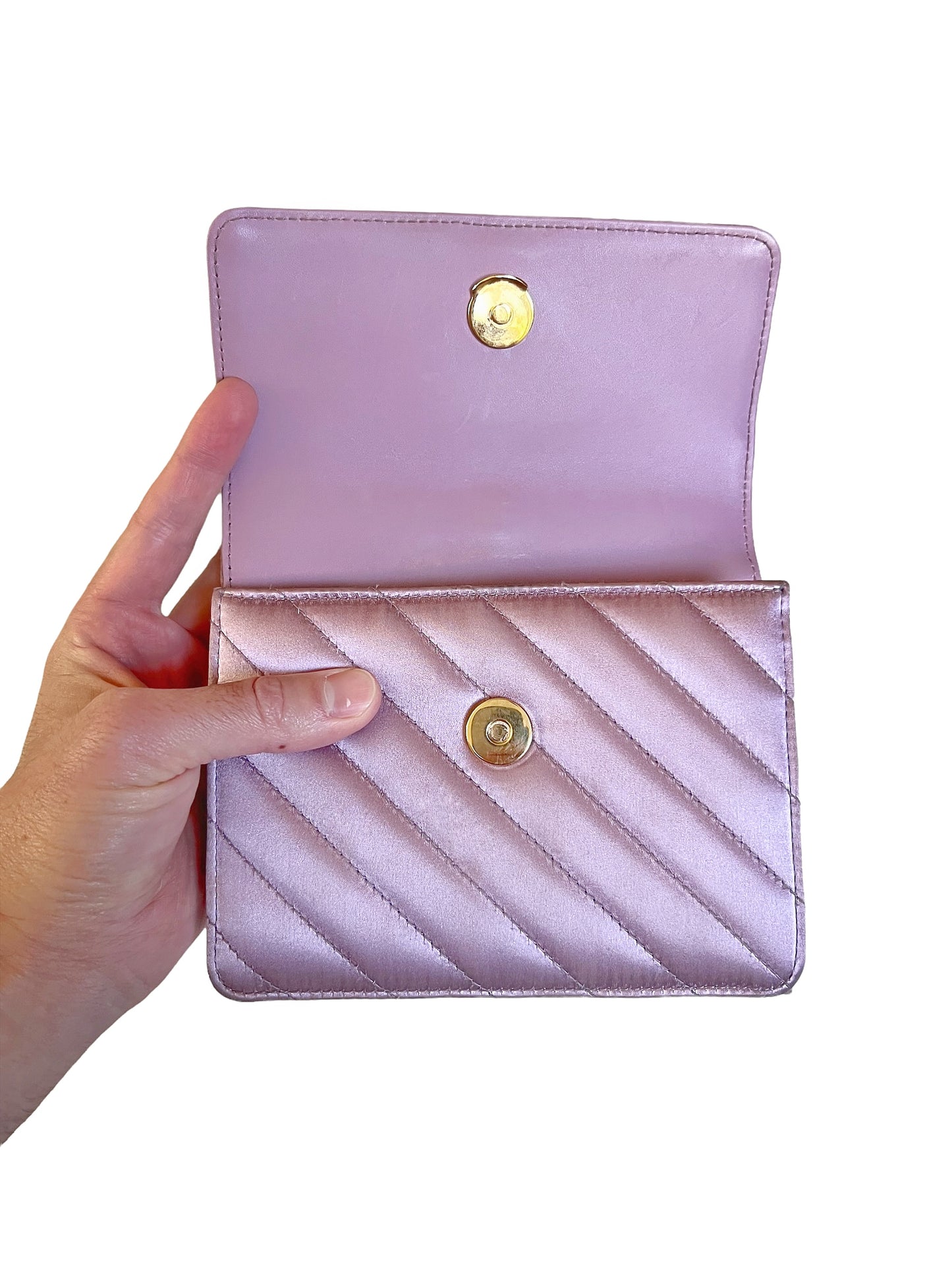 Rajah Pink Silk Mini Bag