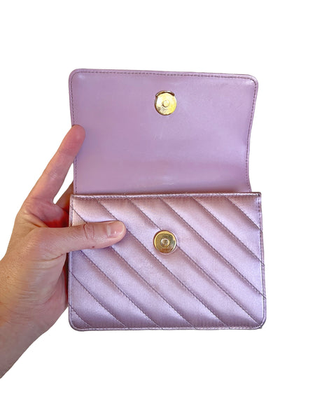 Rajah Pink Silk Mini Bag