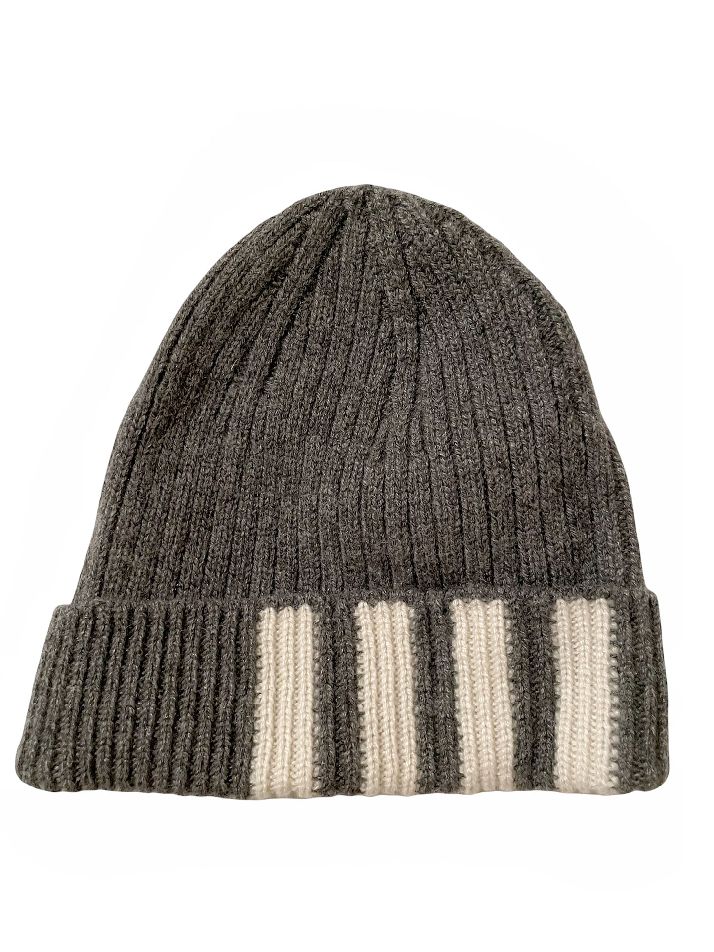 Four Bar Cashmere Beanie