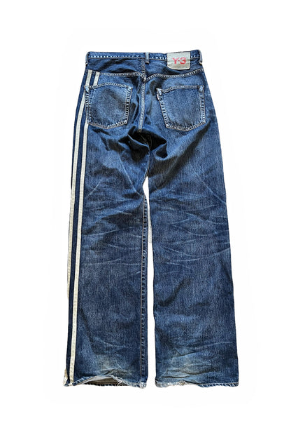 SS04 3 Stripe Denim Baggy