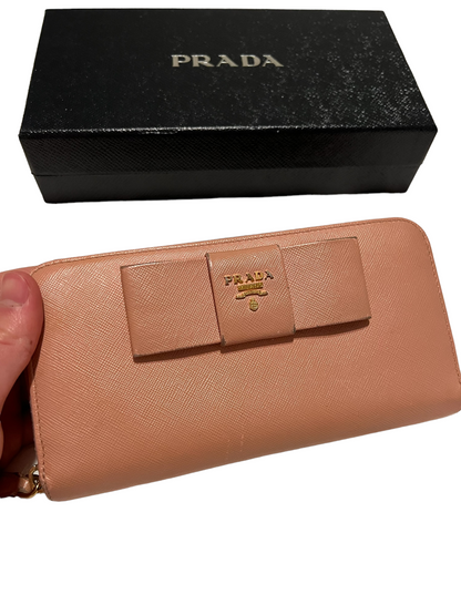 Pink Leather Wallet