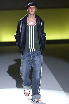 SS04 3 Stripe Denim Baggy