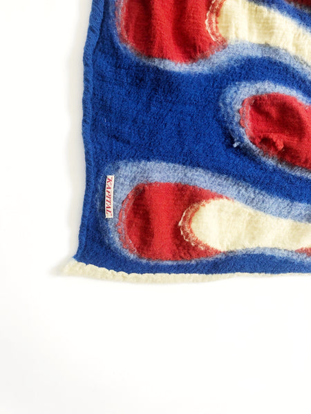 Kapital Flame Compressed Wool Scarf