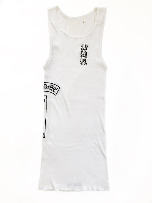 T-Logo Scroll Tank Top