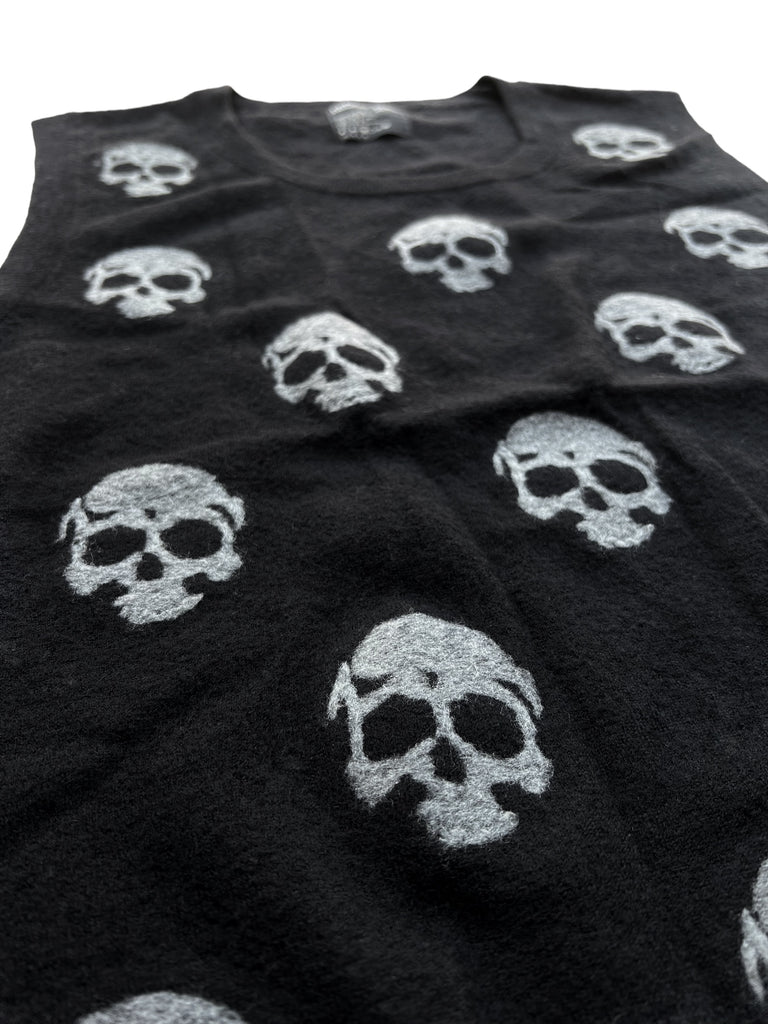 2000's Skulls Wool Vest – Archive Reloaded