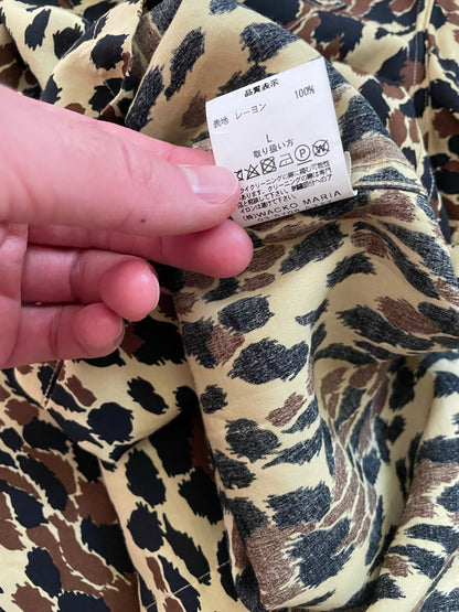 Animal Print Rayon Shirt