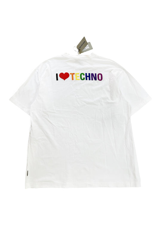 2018 I Love Techno Oversized Tee